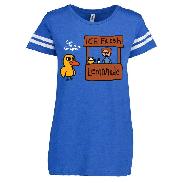 Got Any Grapes Duck Song Lemonade Enza Ladies Jersey Football T-Shirt