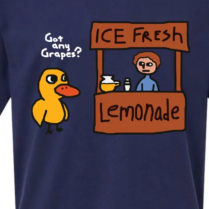 Got Any Grapes Duck Song Lemonade Sueded Cloud Jersey T-Shirt