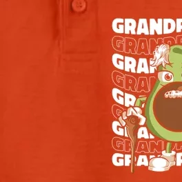 Grandpa Avocado Grandparent Meaningful Gift Granddad Grandfather Gift Dry Zone Grid Performance Polo