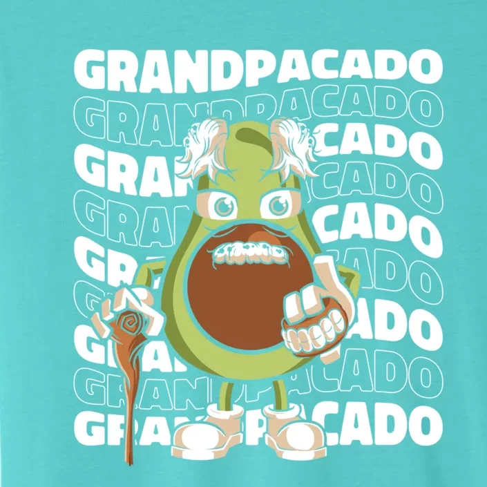 Grandpa Avocado Grandparent Meaningful Gift Granddad Grandfather Gift ChromaSoft Performance T-Shirt