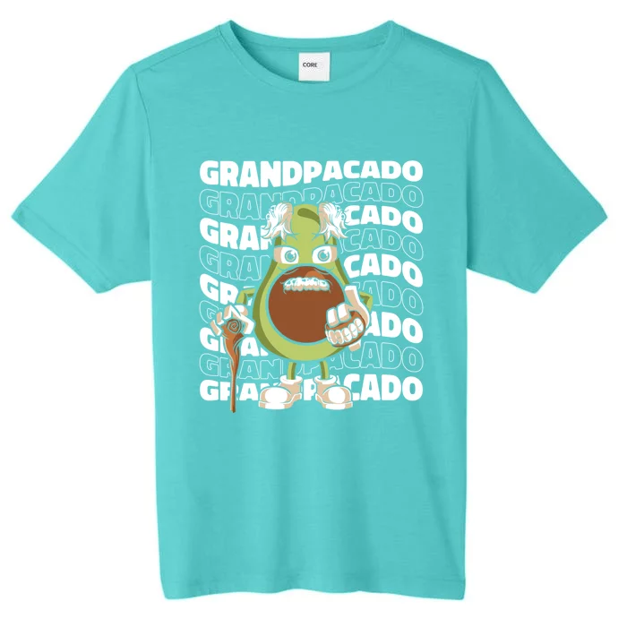 Grandpa Avocado Grandparent Meaningful Gift Granddad Grandfather Gift ChromaSoft Performance T-Shirt