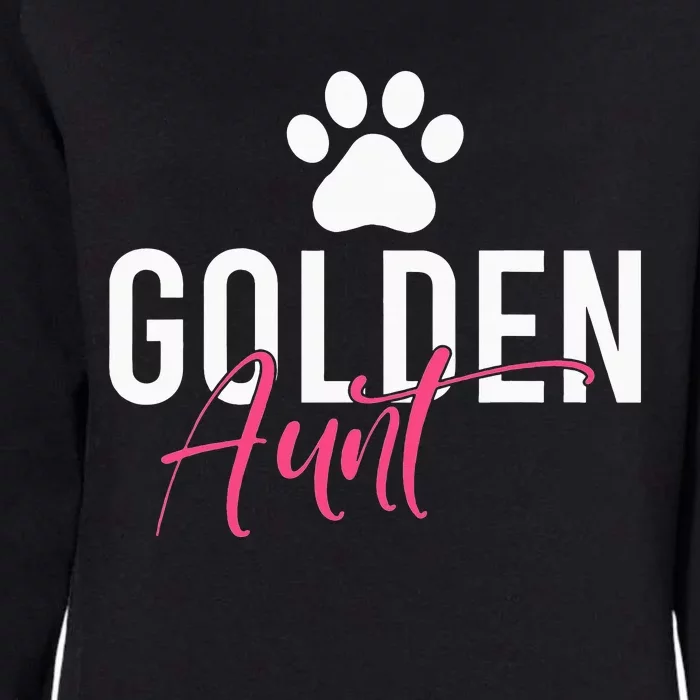 Golden Aunt Golden Retriever Aunt Womens California Wash Sweatshirt