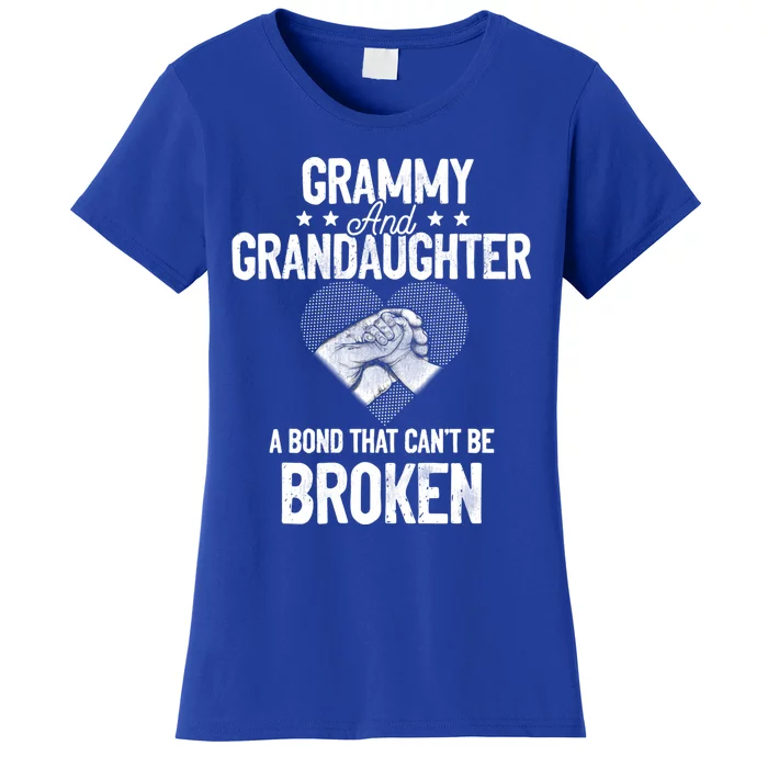 Grammy And Granddaughter A Bond That Can't Be Broken Gift Women's T-Shirt