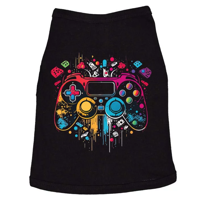 Gamer Aesthetic Graphic Gaming Video Games Teens Doggie Tank