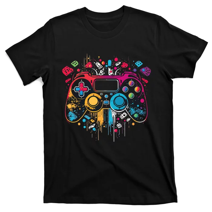 Gamer Aesthetic Graphic Gaming Video Games Teens T-Shirt