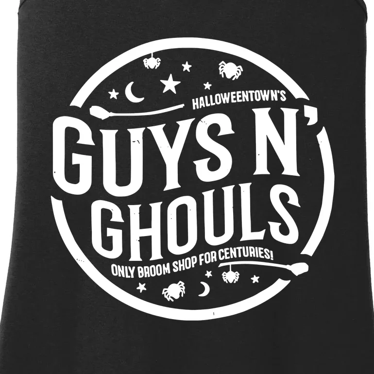 Guys And Ghouls Only Broom Ladies Essential Tank