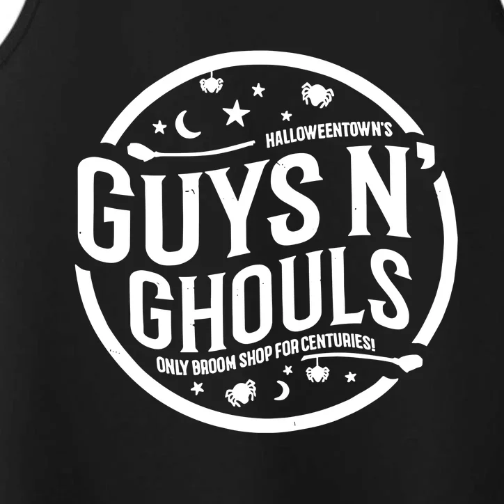 Guys And Ghouls Only Broom Performance Tank