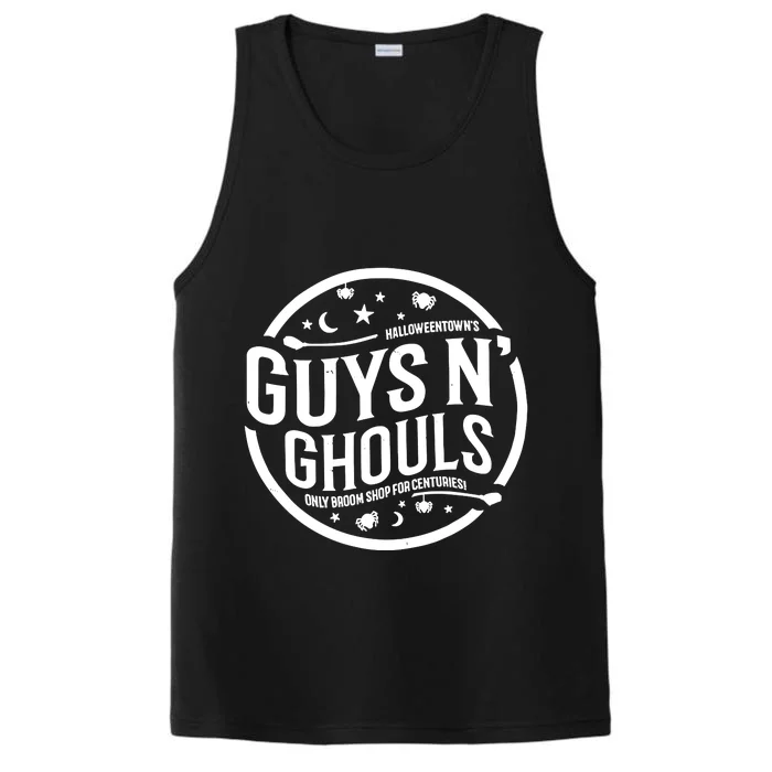 Guys And Ghouls Only Broom Performance Tank