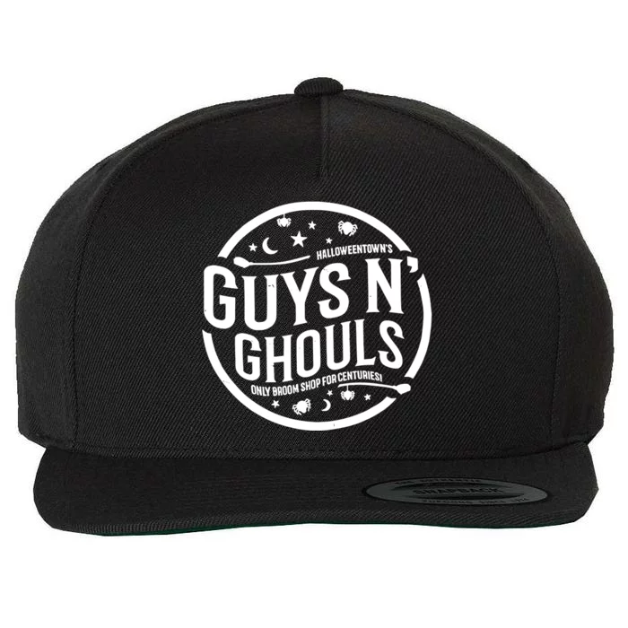 Guys And Ghouls Only Broom Wool Snapback Cap