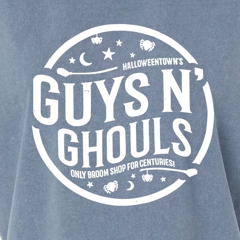 Guys And Ghouls Only Broom Garment-Dyed Women's Muscle Tee