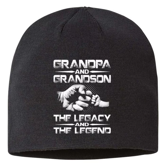 Grandpa And Grandson The Legend And The Legacy 8 1/2in Sustainable Knit Beanie