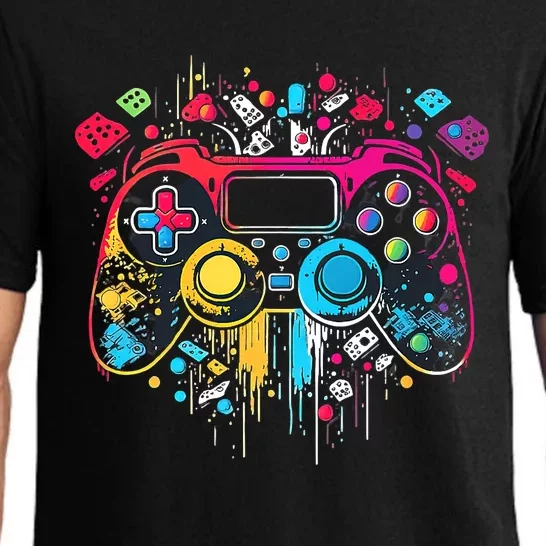 Gamer Aesthetic Graphic Gaming Video Games Boys Teens Pajama Set