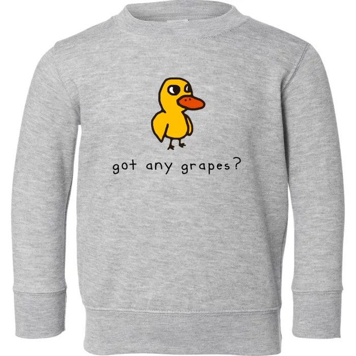 Got Any Grapes? Funny Toddler Sweatshirt