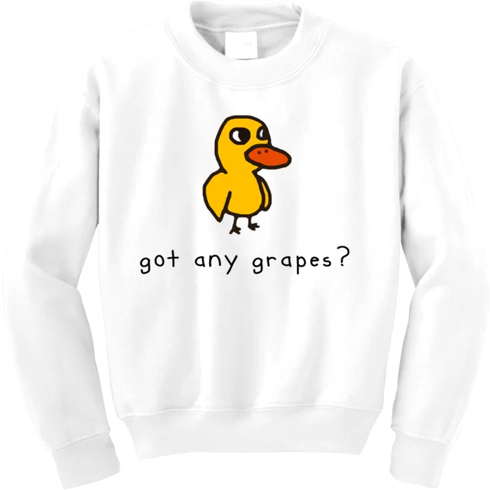 Got Any Grapes? Funny Kids Sweatshirt