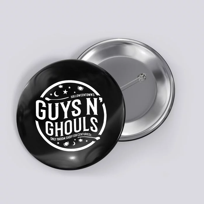 Guys And Ghouls Halloweentown Broom Shop Button