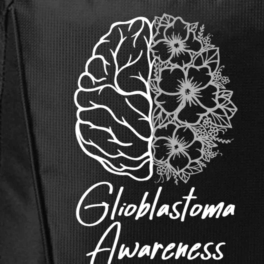 Glioblastoma Awareness Gray Ribbon City Backpack