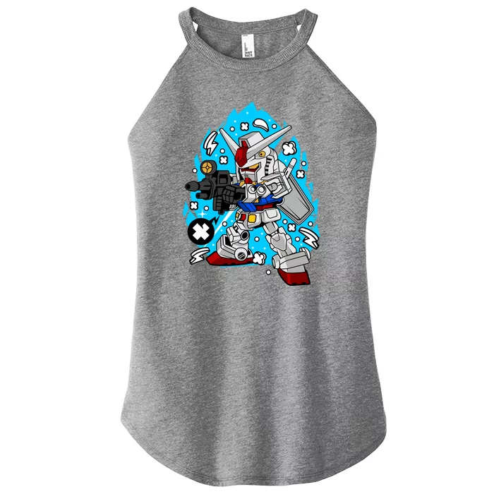 Gundam Addict Women’s Perfect Tri Rocker Tank