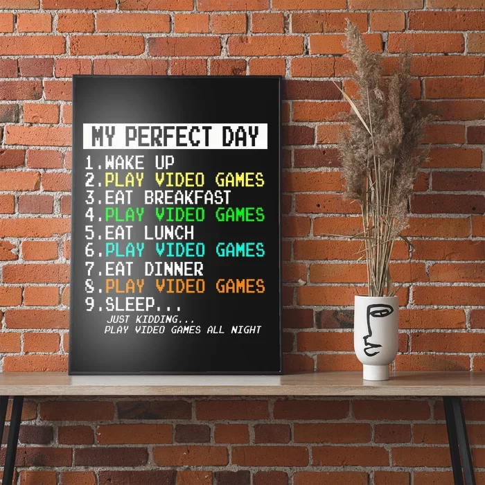 Gaming Apparel Gamer Gifts Poster