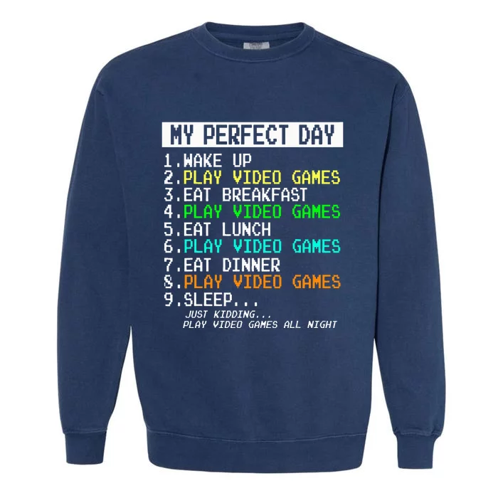 Gaming Apparel Gamer Gifts Garment-Dyed Sweatshirt