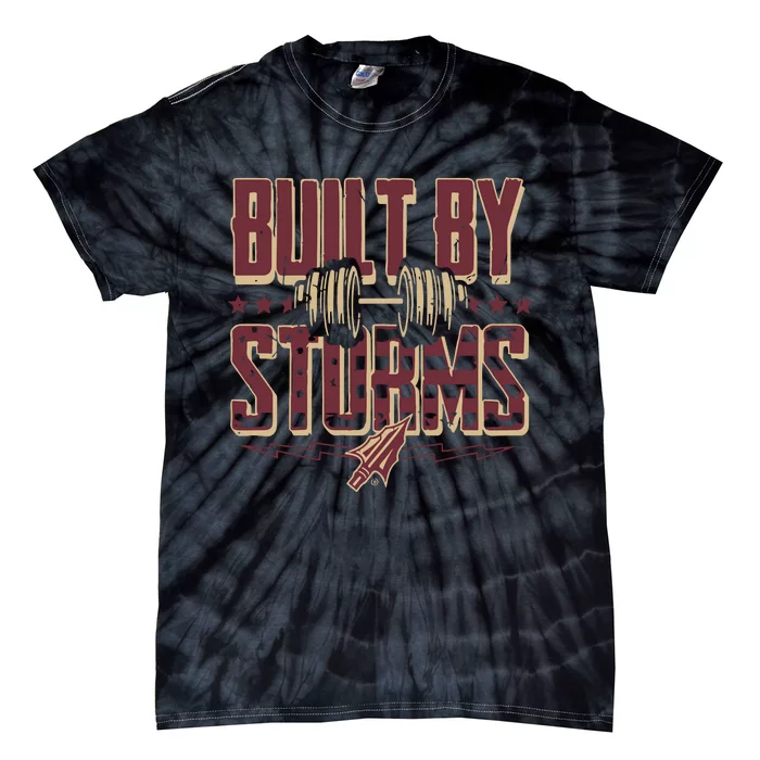 Garnet And Gold Built By Storms Tie-Dye T-Shirt