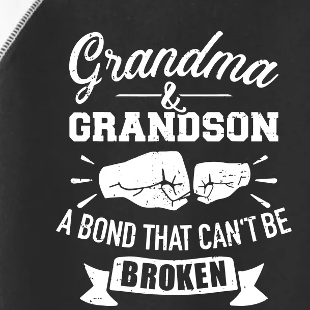 Grandma And Grandson Bond That CanT Be Broken Toddler Fine Jersey T-Shirt