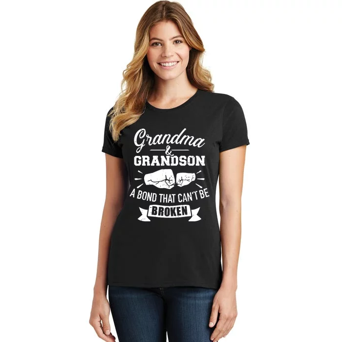 Grandma And Grandson Bond That CanT Be Broken Women's T-Shirt