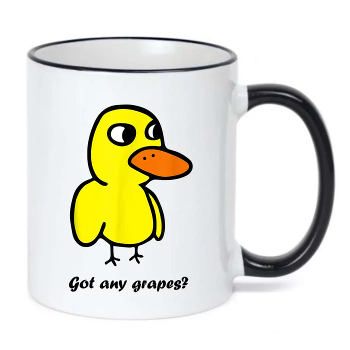 Got Any Grapes Black Color Changing Mug