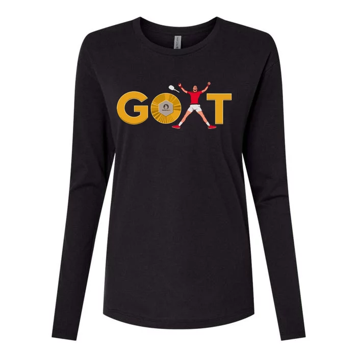 Goat Arena Womens Cotton Relaxed Long Sleeve T-Shirt