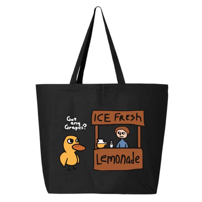 Got Any Grapes The Duck Song Funny Duck 25L Jumbo Tote