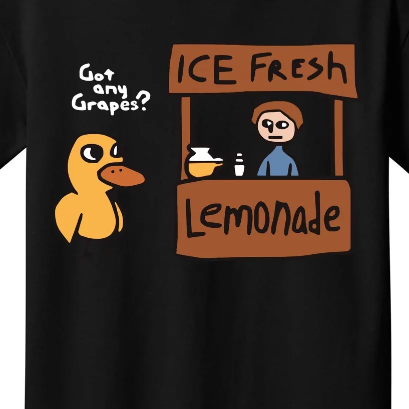 Got Any Grapes The Duck Song Funny Duck Kids T-Shirt