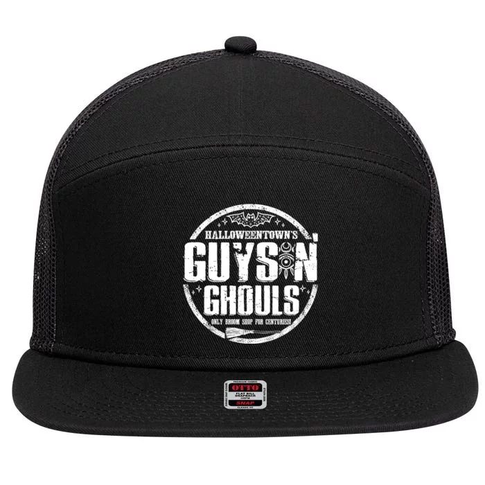 Guys And Ghouls Halloween Only Broom Shop Guys And Ghouls Hallo 7 Panel Mesh Trucker Snapback Hat