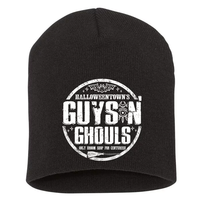 Guys And Ghouls Halloween Only Broom Shop Guys And Ghouls Hallo Short Acrylic Beanie