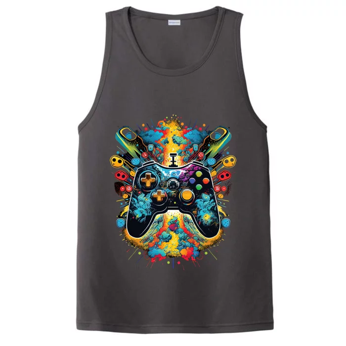 Gamer Aesthetic Graphic Gaming Video Performance Tank