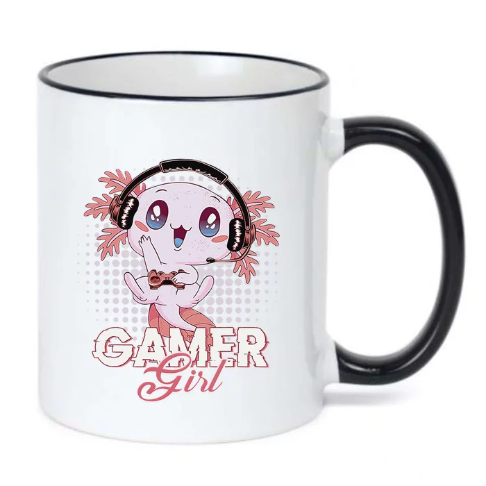 Gamer  Axolotl Gaming Video Game Gift Black Color Changing Mug