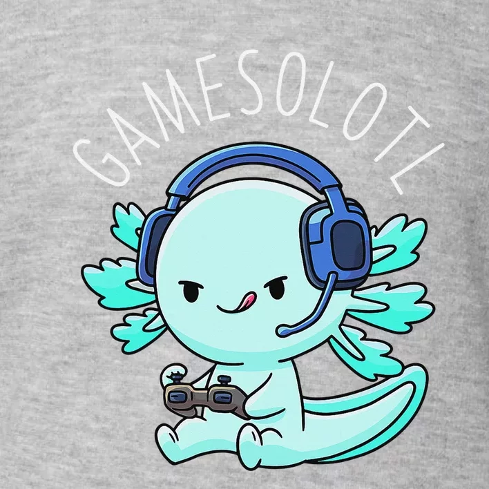 Gamesolotl Axolotl Gamer Anime Gifts Kawaii Boys Girls Toddler Sweatshirt