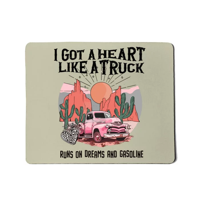 Got A Heart Like A Truck Country Mousepad