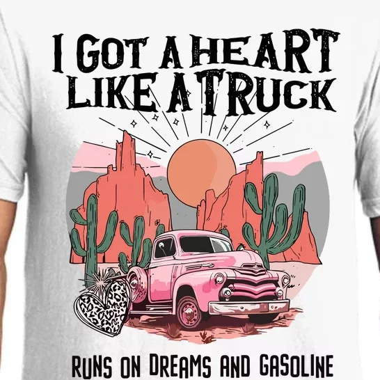 Got A Heart Like A Truck Country Pajama Set