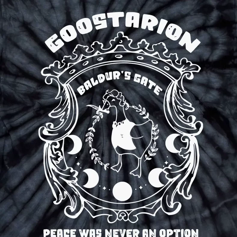 Goose Astarion Honk Peace Was Never An Option Tie-Dye T-Shirt