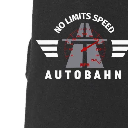 German Autobahn Highway No Speed Limit Racing Doggie 3-End Fleece Hoodie