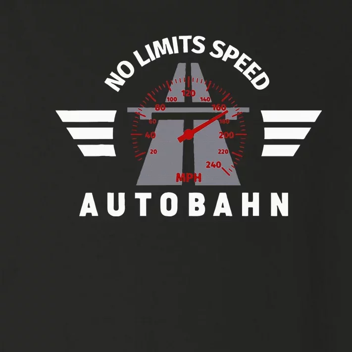 German Autobahn Highway No Speed Limit Racing Toddler Long Sleeve Shirt