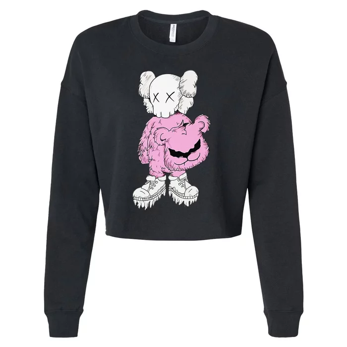 Graffiti Art Hobby Trend Animation Cropped Pullover Crew