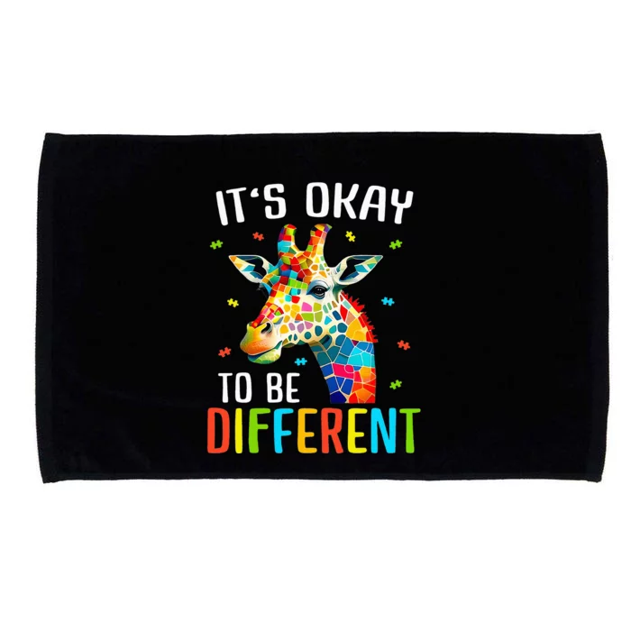 Giraffe Acceptance Its Ok To Be Different Microfiber Hand Towel