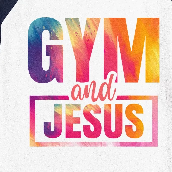 Gym And Jesus Baseball Sleeve Shirt