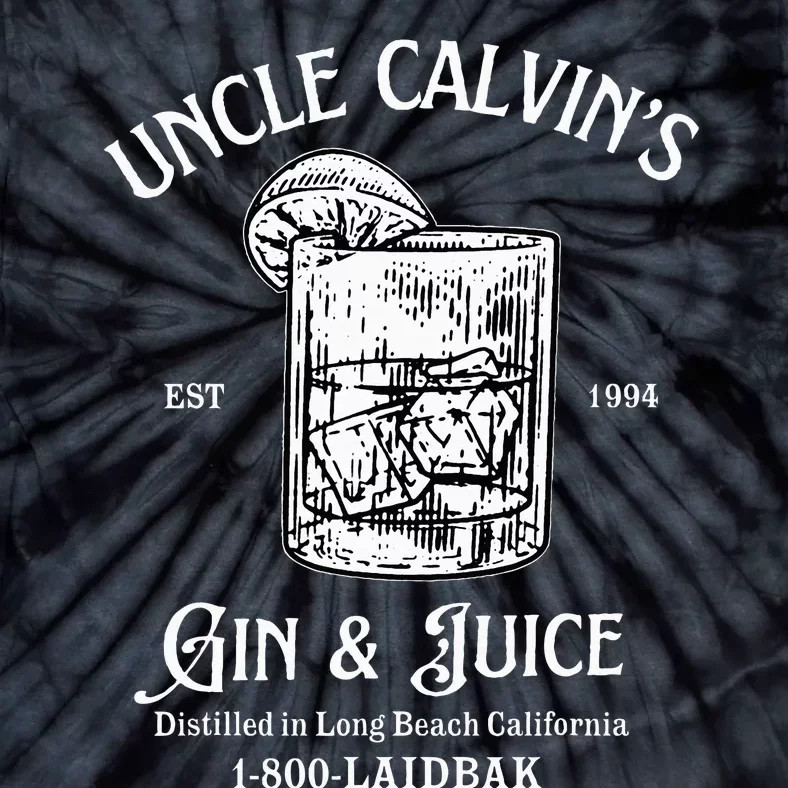 Gin And Juice Est 1994 Distilled In Long Beach California Tie-Dye T-Shirt