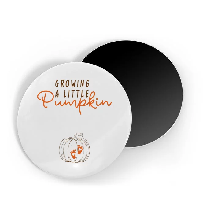 Growing A Little Pumpkin Fall Maternity Thanksgiving Baby Magnet