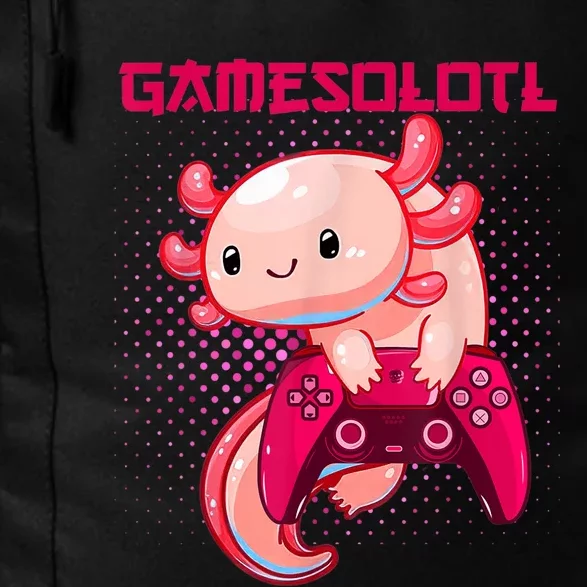 Gamer Axolotl Lover Cute Axolotl Gaming Video Gamer Gifts Daily Commute Backpack