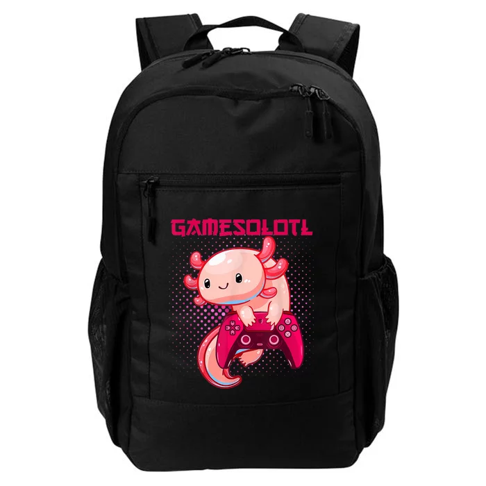 Gamer Axolotl Lover Cute Axolotl Gaming Video Gamer Gifts Daily Commute Backpack