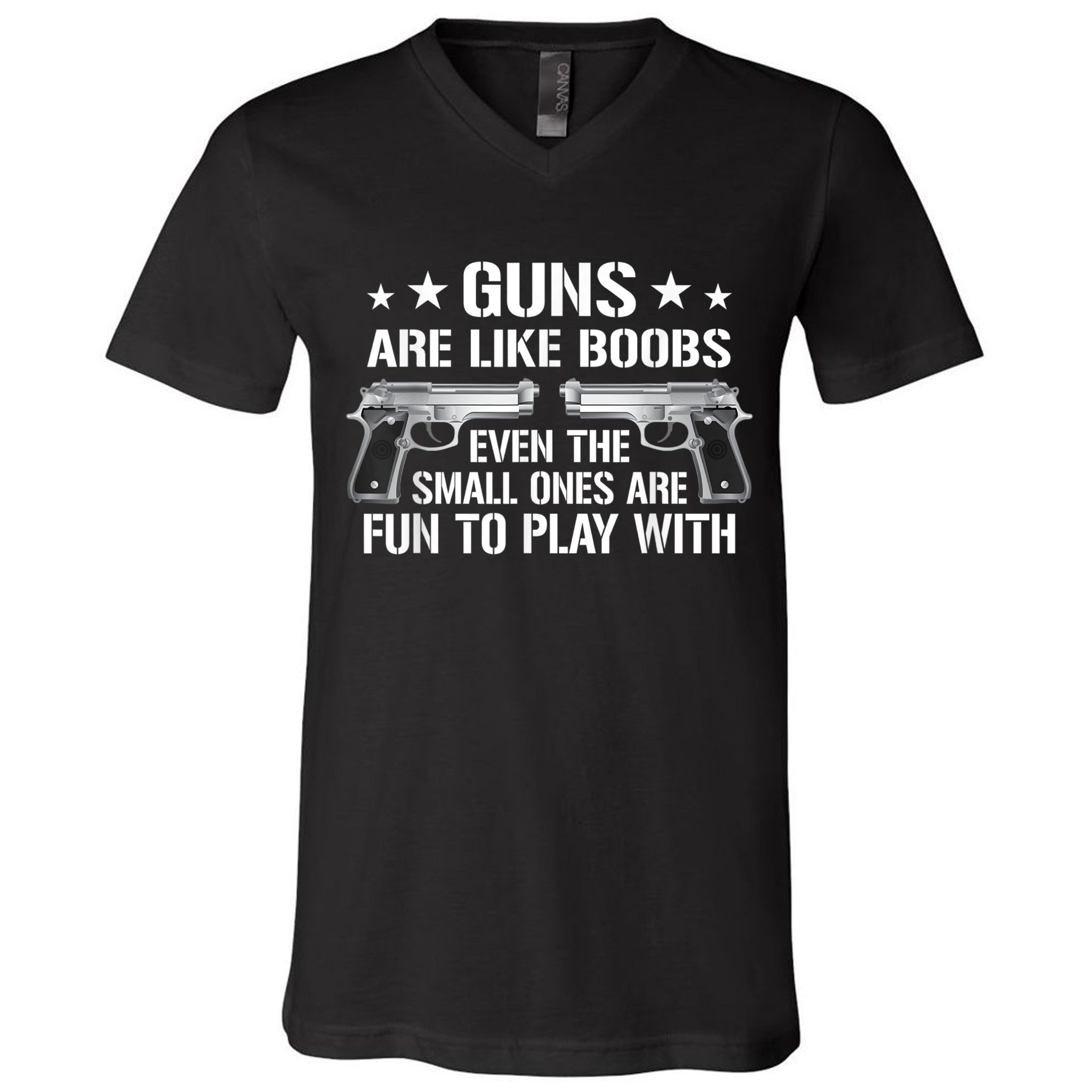 T Shirt Guns and boobs 