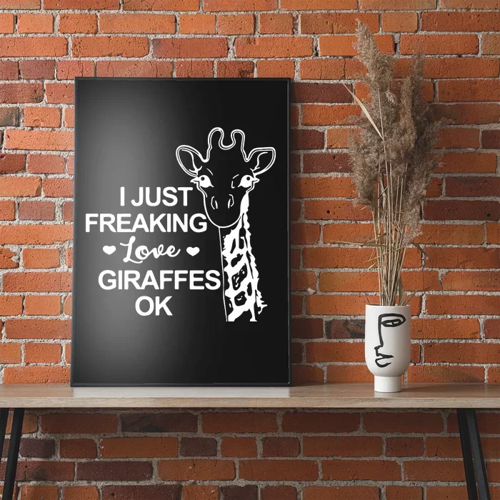 Giraffe Animal Lover Poster