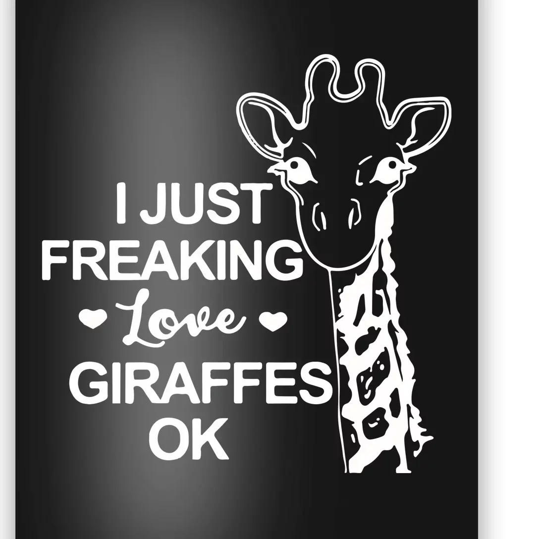 Giraffe Animal Lover Poster